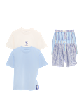 2 Pack Striped Pyjama Sets (6-16 Yrs)
