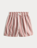 Pure Cotton Striped Pyjama Shorts (6-16 Yrs)