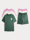 Kids' 3 Pack Graphic Short Pyjama Sets (6-16 Yrs)