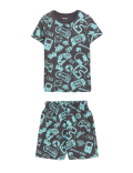 Cotton Rich Space Dog Short Pyjama Set