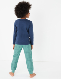 2 Pack Cotton Chill Out Slogan Pyjama Set