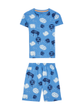 Cotton Rich Football Short Pyjama Set