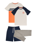 2 Pack Short and Long Leg Pyjama Sets (6-16 Yrs)