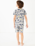 Cotton Gaming Short Pyjama Set (7 - 16 Yrs)