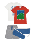 2 Pack Football Print Pyjama Sets (6-16 Yrs)