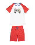 Pure Cotton Gamer Print Short Pyjama Set