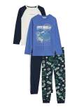 2pk Pure Cotton Gaming Pyjama Sets (6-16 Yrs)