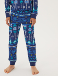 Pure Cotton Fair Isle Gaming Pyjamas (6-16 Yrs)