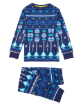 Pure Cotton Fair Isle Gaming Pyjamas (6-16 Yrs)
