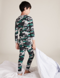 Cotton Rich Camouflage Pyjama Set (7-16 Yrs)