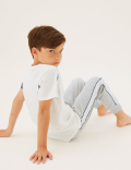 2pk Cotton Rich Slogan Pyjama Sets (6-16 Yrs)