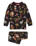 Pure Cotton Animal Print Christmas Pyjamas