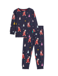 Kids' Disco Santa Family Christmas Pyjama Set (1-16 Yrs)