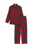 Kids' Checked Family Christmas Pyjamas Set (1-16 Yrs)
