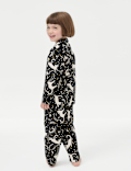 Pure Cotton Mini Me Cat Print Pyjamas (1-16 Yrs)