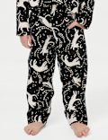 Pure Cotton Mini Me Cat Print Pyjamas (1-16 Yrs)