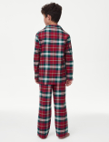 Kids' Checked Family Christmas Pyjama Set (1-16 Yrs)
