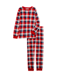 Checked Fleece Pyjama Set