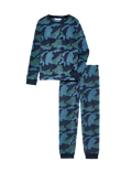 Kids' Camouflage Fleece Pyjamas (1-16 Yrs)