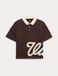 Cotton Rich Short Sleeve Polo Top (6-16 Yrs)