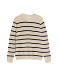 Pure Cotton Striped Knitted Jumper (6-16 Yrs)