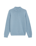 Half Zip Knitted Jumper (6-16 Yrs)