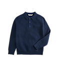 Cotton Blend Polo Jumper (6-16 Yrs)