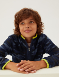 Camouflage Recycled Zip Fleece Top (2-16 Yrs)