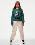Cotton Rich Icon Skate Print Sweatshirt (6-16 Yrs)