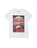 Pure Cotton Graphic Round Neck Top