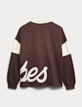Cotton Rich Rugby Sweatshirt (6-16 Yrs)