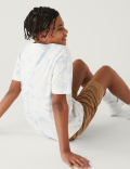 Pure Cotton Tie Dye Anime T-Shirt