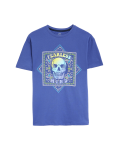 Pure Cotton Paisley Skull T-Shirt