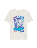 Pure Cotton NYC Slogan T-Shirt (6-16 Yrs)