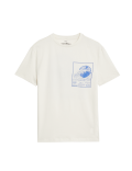 Pure Cotton Surf Graphic T-Shirt (6-16 Yrs)