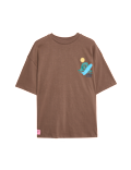 Pure Cotton Wave Graphic T-Shirt (2-16 Yrs)
