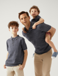Cotton Rich Knitted Polo Shirt