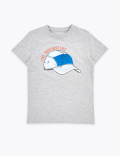 Reversible Sequin Slogan T-Shirt (6-16 Years)
