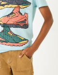 Cotton Trainer Design T-Shirt (6-16 Yrs)