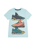 Cotton Trainer Design T-Shirt (6-16 Yrs)