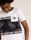 Cotton PlayStation™ Console T-Shirt (6-16 Yrs)