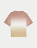 Pure Cotton Ombre Slogan T-shirt (2-16 Yrs)