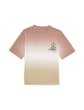 Pure Cotton Ombre Slogan T-shirt (2-16 Yrs)