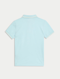 Pure Cotton Half Zip Polo Shirt (6-16 Yrs)
