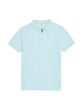 Pure Cotton Half Zip Polo Shirt (6-16 Yrs)