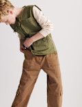 Cotton Rich Cargo Trousers (6-16 Yrs)