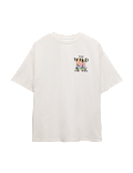 Pure Cotton Back Graphic T-Shirt (6-16 Yrs)