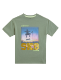 Pure Cotton Skate Print Sequin T-Shirt (6-16 Yrs)