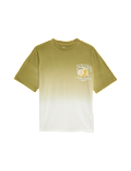 Pure Cotton Ombré Graphic T-Shirt (6-16 Yrs)