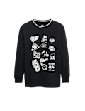 Pure Cotton Graphic Long Sleeve Top (6-16 Yrs)